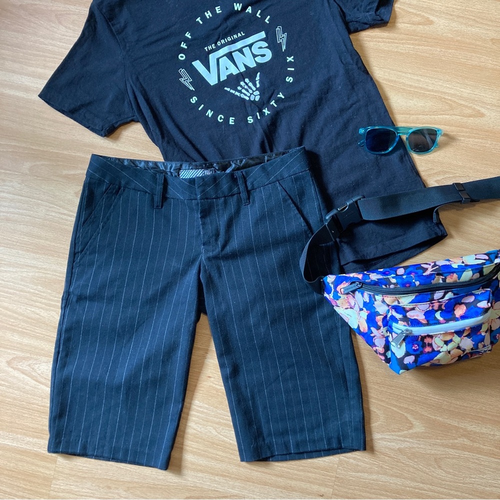 Volcom pinstripe Bermuda shorts, size 3